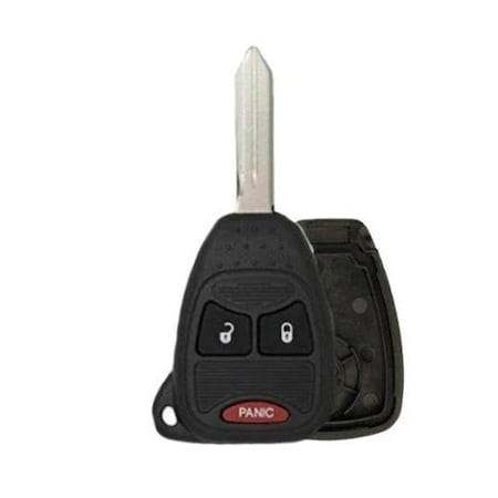 Keyless Factory KeylessFactory: UHShell: RUGGED 3 BUTTON REMOTE KEY SHELL FOR CHRYSLER JEEP DODGE M3N5WY72XX RHS-CHY-081